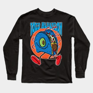 Blue Corn Tortilla Taco on Taco Tuesdays Long Sleeve T-Shirt